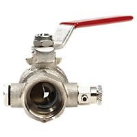Kuglehaner m. filter-aftap.