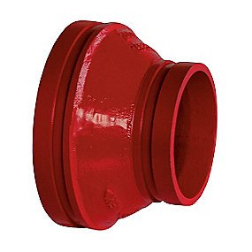 Atusa sprinkler reduktion 1.1/4''X1''. DN32X25-42,4X33,4mm, red paint. Ej til fjernvarme, kun til sprinklersystemer.