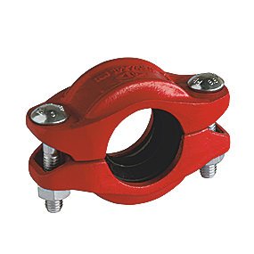 Atusa sprinkler RN kobling DN32-1 1/4''-42,4mm, red paint. Ej til fjernvarme, kun til sprinklersystemer. Fast