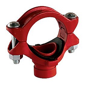 Atusa sprinkler anboring Grooved DN100X40-114,3X1.1/2'' red paint. Ej til fjernvarme, kun til sprinklersystemer.