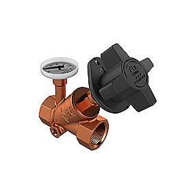 Kemper Multifix reguleringsventil 1/2''. Muffe-muffe. Rødgods