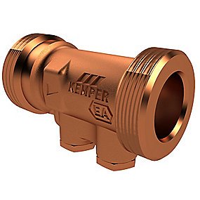 Kemper EA kontrollerbar kontraventil 3/4''. PN10. Nippel-nippel. Rødgods