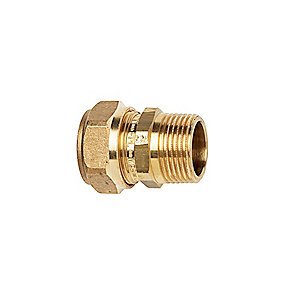 TA Komp. Overgangsnippel 3/4'' - 22 mm. Uden støttebøsning. Type TA 303