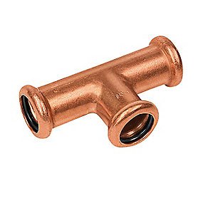 Altech kobber Cu press tee 22 x 12 x 22 mm