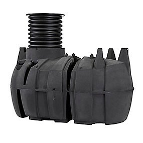 Uponor bundfældningstank 2,4 m3. Komplet med indbygget pumpe