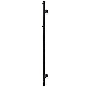 TVS el eldo 1 håndklæderadiator med timer 1400 x 60 mm. 2 og 4 timers timer mulighed ved tryk på knap. Sort