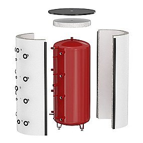 Flamco Isolering 80 mm, hvid. Til PS 750 ltr. Bufferbeholder