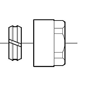 Gabotherm Kobl.12mmx3/4 M/indv. Gevind