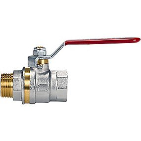 Altech kuglehane 1/4'' muffe/nippel. Byggelængde 51 mm
