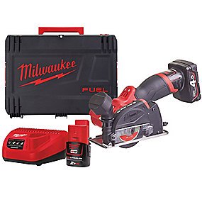 Milwaukee Skæreværktøj 12V. 1 stk. 2,0Ah + 1 stk. 4,0Ah batteri, lader & HD-box. M12 FCOT-422X