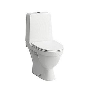 Laufen Kompas toilet med P-lås. Åben skyllerende. Ekskl. Multikvik