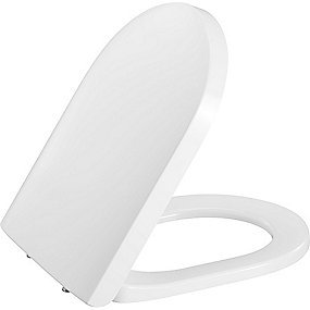 Pressalit T Sæde Soft D. hvid med Softclose Passer bl.a. til Alterna 613287000 og 613288000