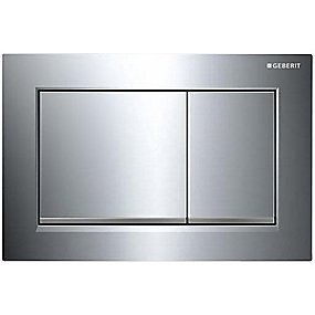 GEBERIT OMEGA30 betjeningsplade krom/mat/krom