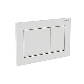 GEBERIT OMEGA30 betjeningsplade hvid/krom/hvid