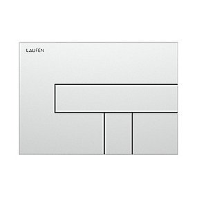 Laufen aw100 trykplade dobbeltskyl, matkrom