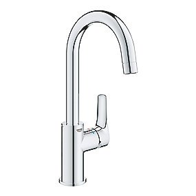 Grohe Eurosmart håndvaskarmatur med pop up ventil, L, krom