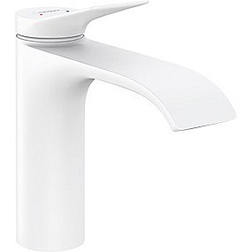 hansgrohe Vivenis håndvaskarmatur 110 uden bundventil, mat hvid