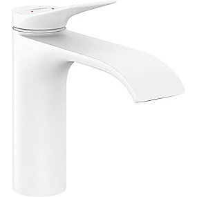 hansgrohe Vivenis håndvaskarmatur 110 med løft-op bundventil, mat hvid