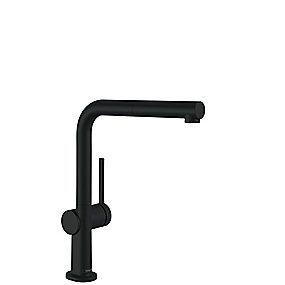 hansgrohe Talis M54 køkkenarmatur 270 1jet, med udtræk, mat sort. L-tud