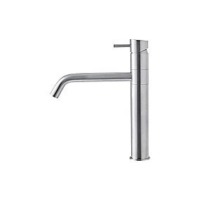 QTOO d line Køkkenarmatur, matbørstet svingtud Ø22 200mm, keramisk kart