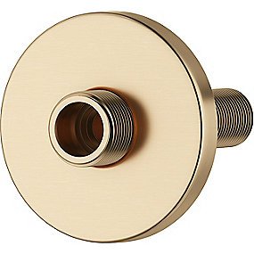 Mora tilgangsstykke 80mm/1/2x3/4 np/roset børstet messing