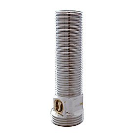 Broen tilgangsstykke excentrisk 85mm lang 3/4''x1/2''. Med afspærring