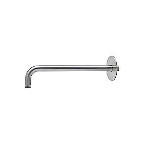QTOO d line Circle Vægarm 300mm Ø90 roset, matbørstet