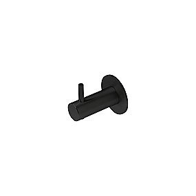 d line QTOO håndklædekrog Ø14 x 36 mm med pind. PVD CHRACOAL
