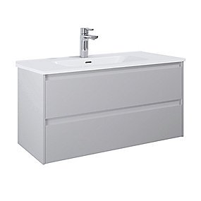 Alterna Luxor vaskeskab 120 cm uden vask, mat grå
